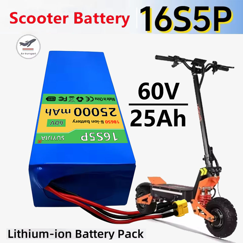 60V 30Ah Electric Scooter Battery - Baterai Isi Ulang Ion Litium 60V