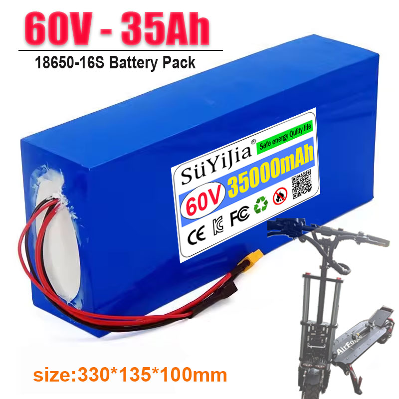 Paket Baterai Li-ion 60V 35Ah  - 60V 30Ah Electric Scooter Battery ulasan dan harga